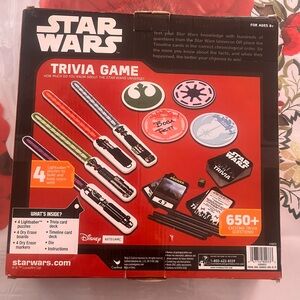 Star Wars Trivia Game - Black, Red, and Green